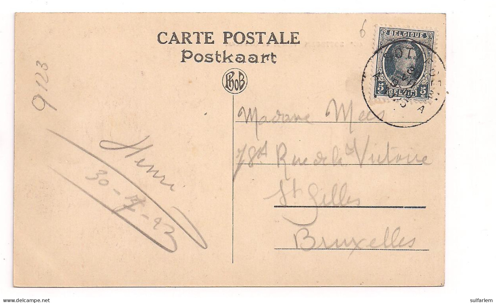 Carte Postale. ZOTTEGEM. Villa M. De Riemacker.1925 - Zottegem