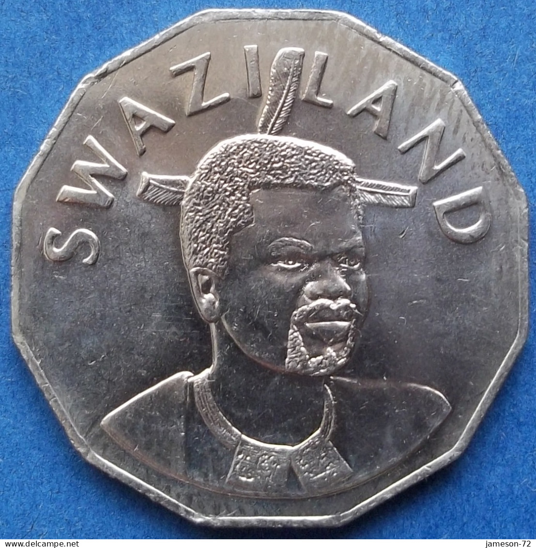 SWAZILAND - 50 Cents 2007 "coat Of Arms" KM# 52 King Msawati III (1986) - Edelweiss Coins - Swaziland