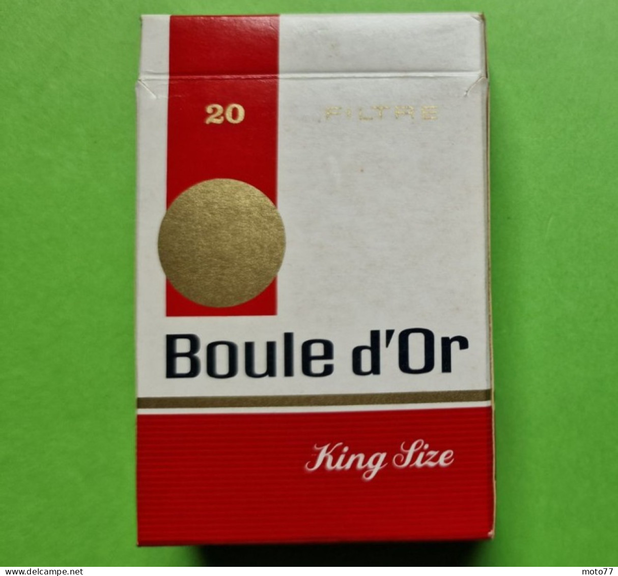 Ancien PAQUET De CIGARETTES Vide - BOULE D'OR - Vers 1980 - Empty Cigarettes Boxes