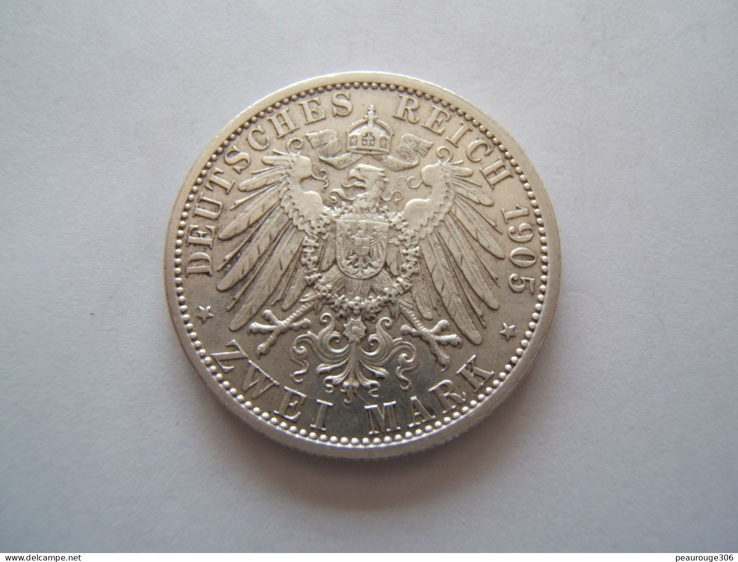 ALLEMAGNE/EMPIRE ALLEMAND/LUBECK: Très Belle Pièce De 2 Mark 1905 En Argent - 2, 3 & 5 Mark Argent