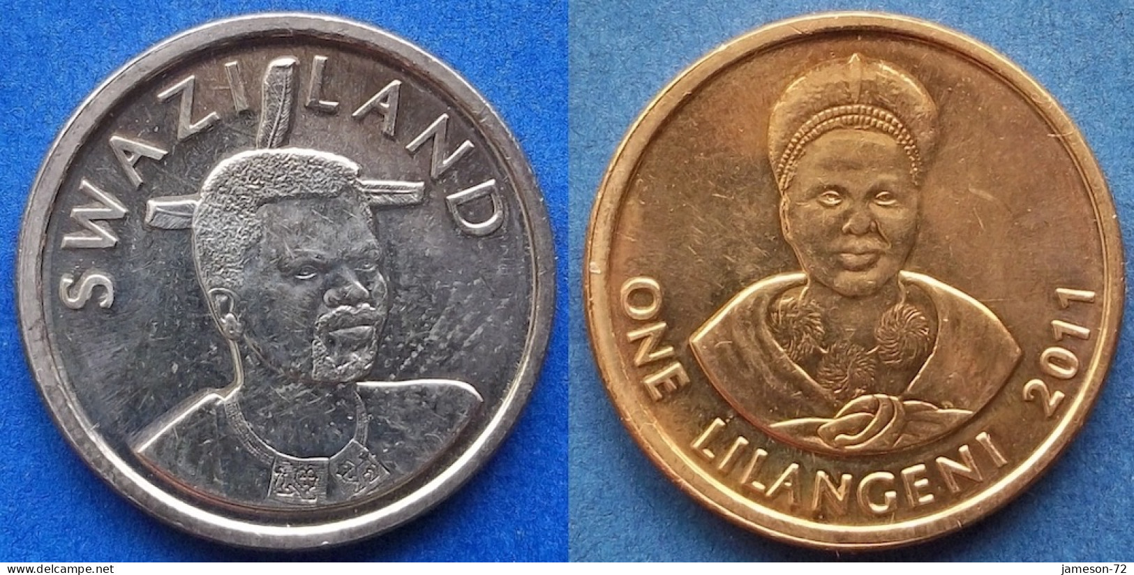 SWAZILAND - 1 Lilangeni 2011 "Ntfombi, Ndlovukati Of Swaziland" KM# 60 King Msawati III (1986) - Edelweiss Coins - Swaziland