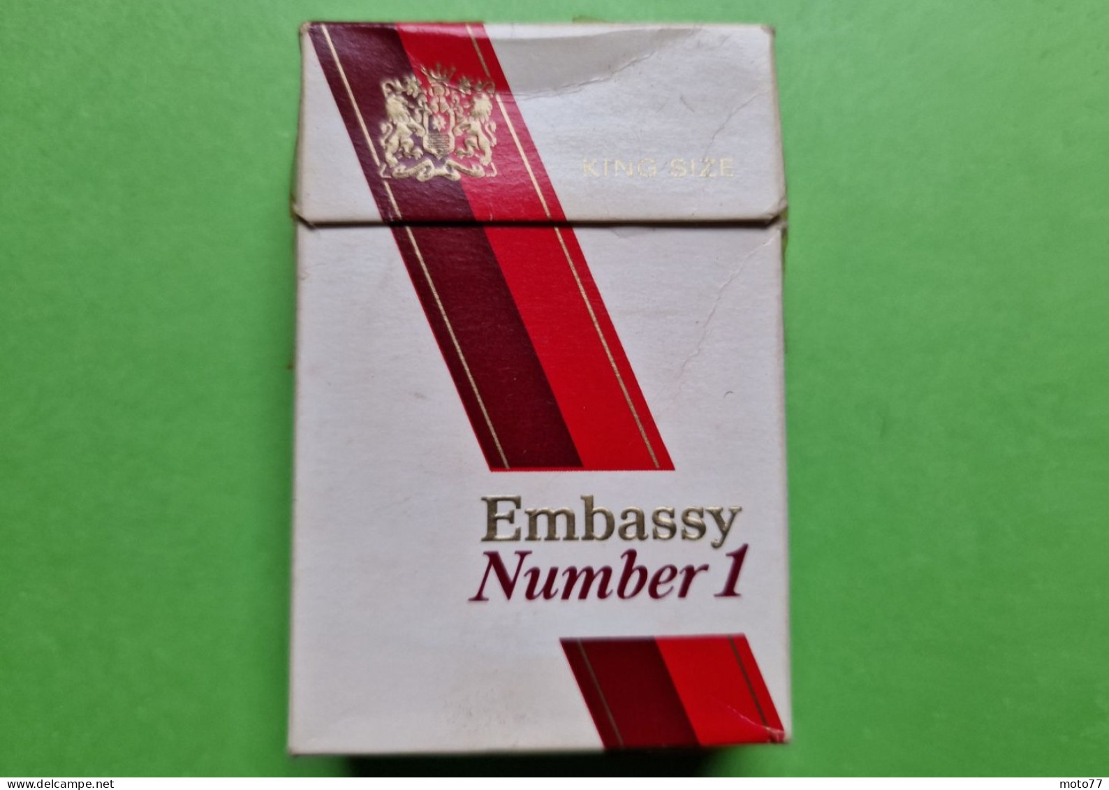 Ancien PAQUET De CIGARETTES Vide - EMBASSY NUMBER 1 - Vers 1980 - Etuis à Cigarettes Vides