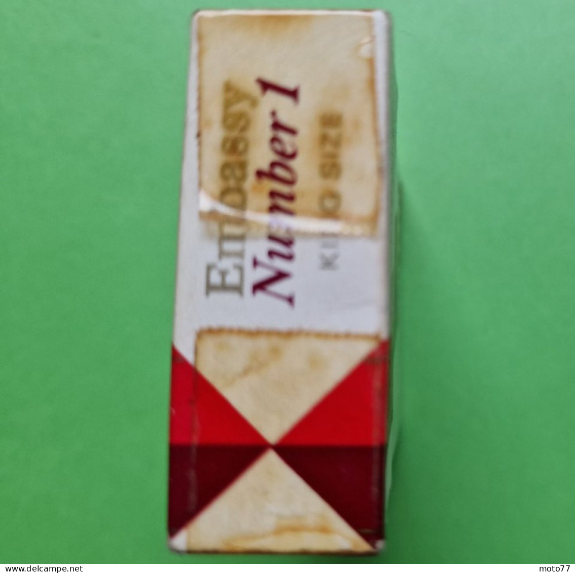 Ancien PAQUET De CIGARETTES Vide - EMBASSY NUMBER 1 - Vers 1980 - Sigarettenkokers (leeg)