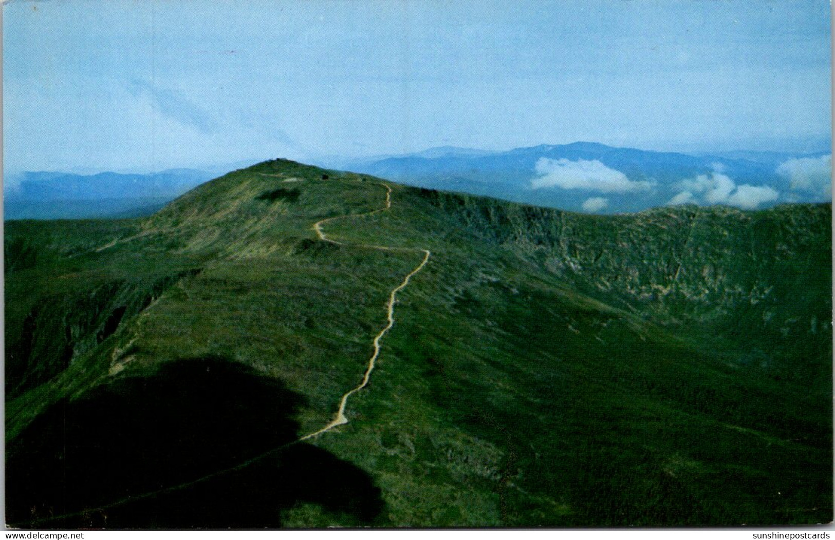 New Hampshire White Mountains Aerial View Of Mt Washington And Auto Road - White Mountains