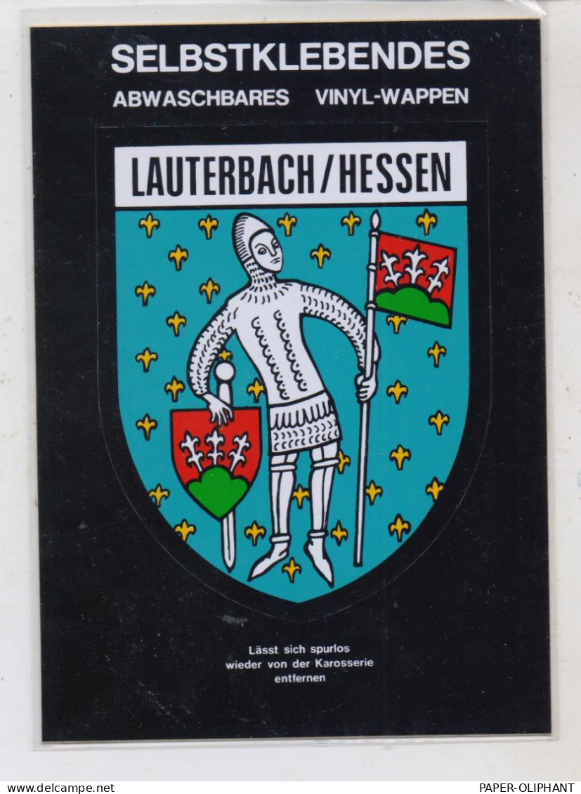 6420 LAUTERBACH, Stadtwappen, Selbstklebend - Lauterbach