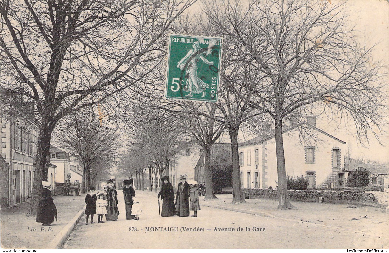 BELGIQUE - MONTAIGU - Avenue De La Gare - Carte Postale Ancienne - Leuven