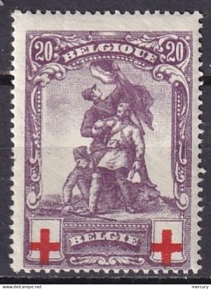 BELGIQUE - 20(+20) C. Mérode FAUX - 1914-1915 Croix-Rouge