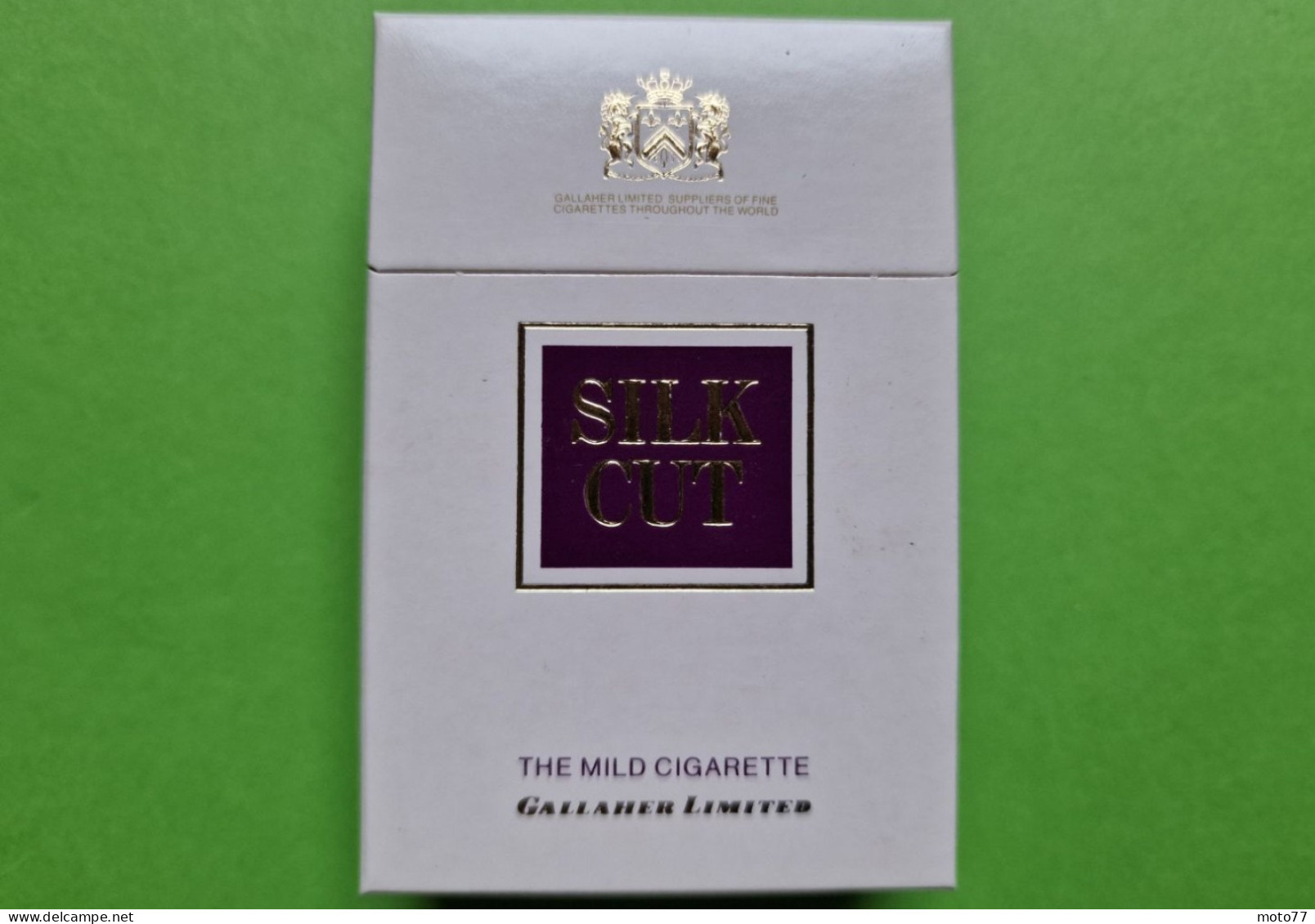 Ancien PAQUET De CIGARETTES Vide - SILK CUT - Vers 1980 - Etuis à Cigarettes Vides