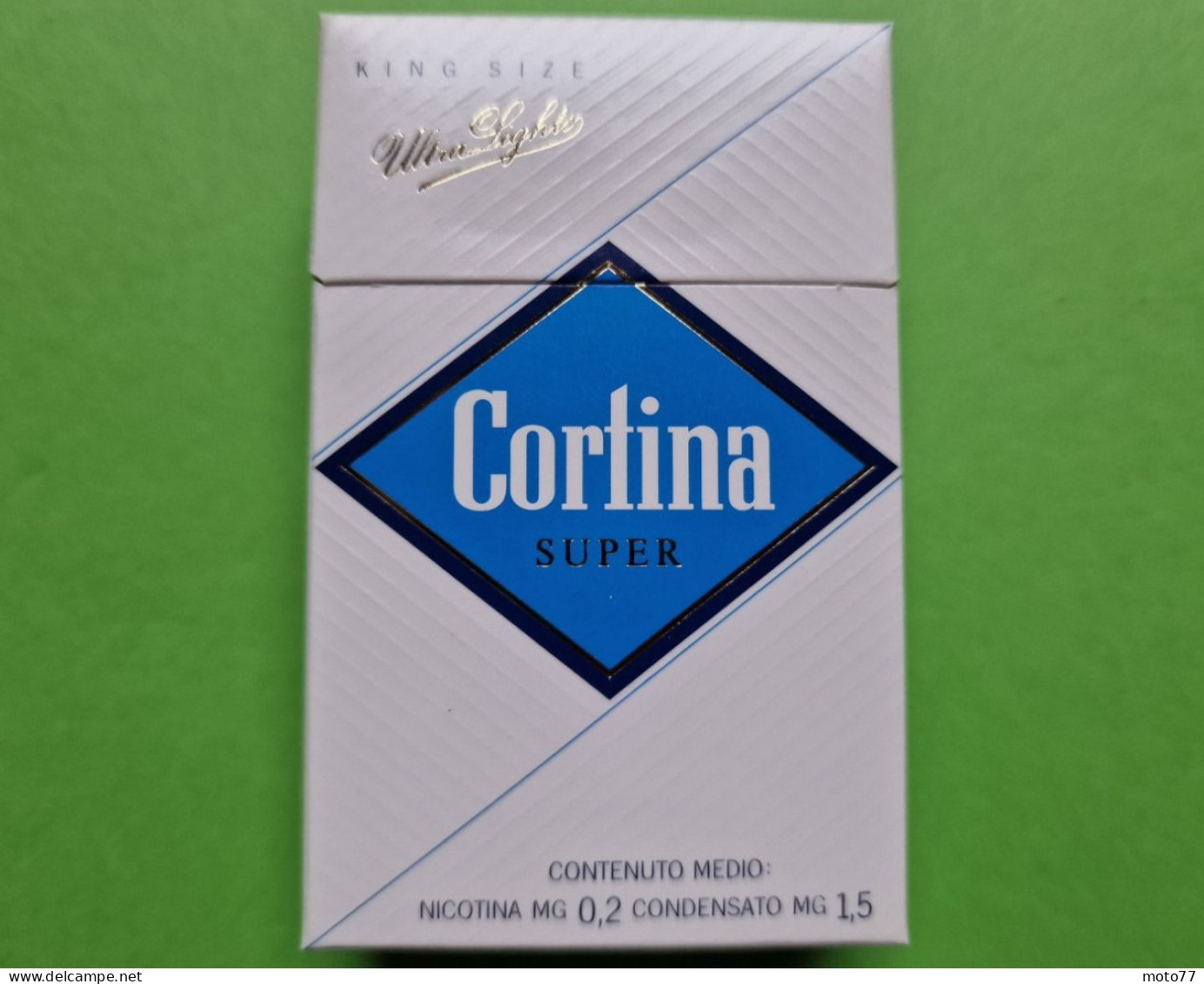 Ancien PAQUET De CIGARETTES Vide - CORLINA - Vers 1980 - Etuis à Cigarettes Vides