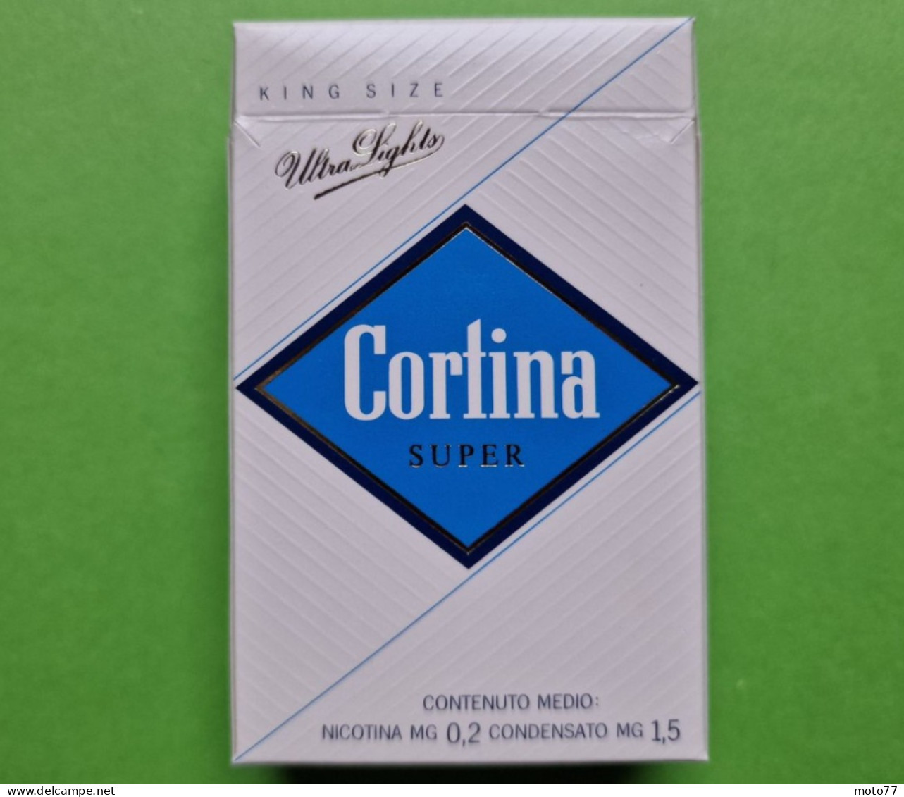 Ancien PAQUET De CIGARETTES Vide - CORLINA - Vers 1980 - Estuches Para Cigarrillos (vacios)