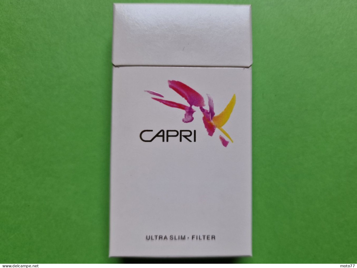 Ancien PAQUET De CIGARETTES Vide - CAPRI - Vers 1980 - Empty Cigarettes Boxes