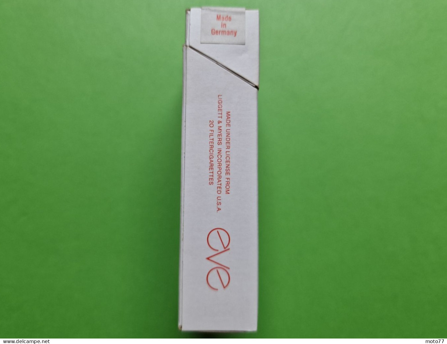 Ancien PAQUET De CIGARETTES Vide - EVE - Vers 1980 - Empty Cigarettes Boxes