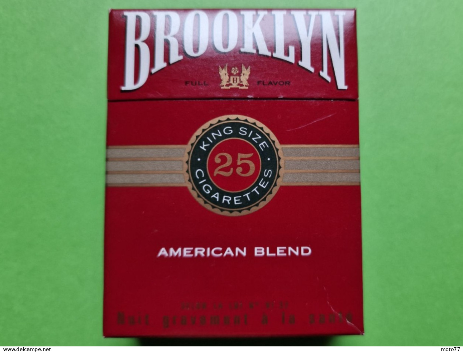 Ancien PAQUET De CIGARETTES Vide - BROOKLYN - Pont - Vers 1980 - Empty Cigarettes Boxes