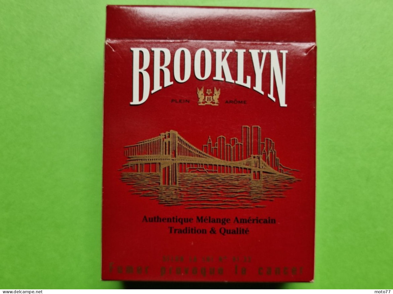 Ancien PAQUET De CIGARETTES Vide - BROOKLYN - Pont - Vers 1980 - Sigarettenkokers (leeg)