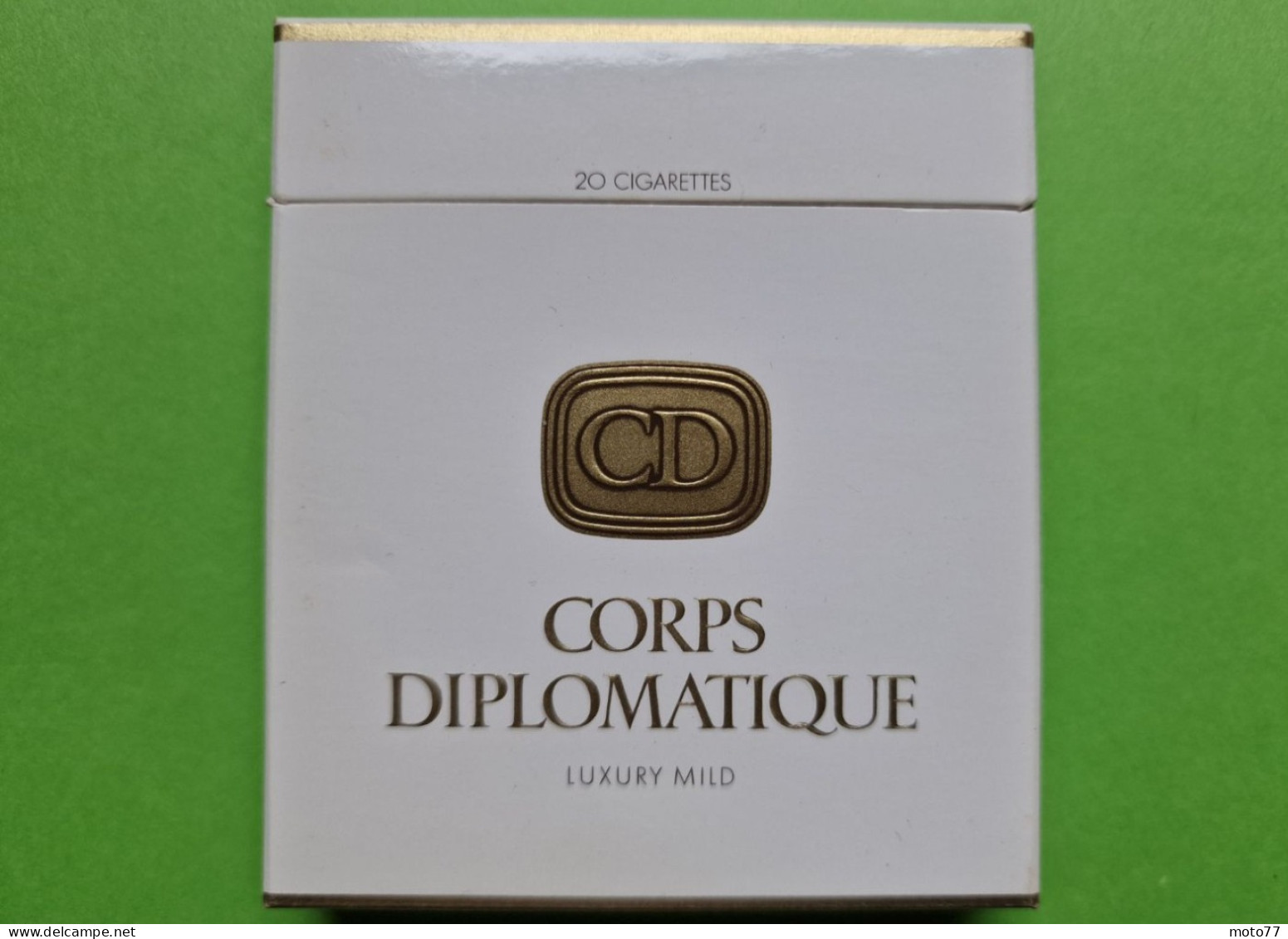 Ancien PAQUET De CIGARETTES Vide - CD CORPS DIPLOMATIQUE - Vers 1980 - Empty Cigarettes Boxes