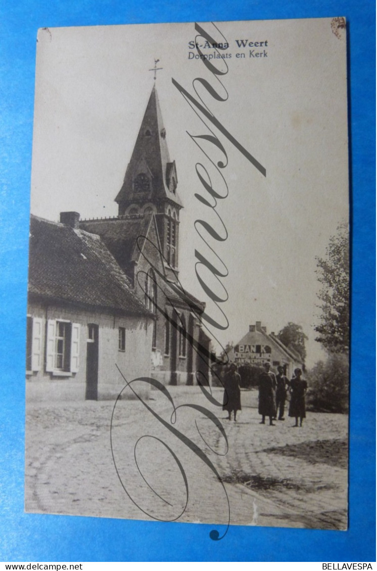 St Anna Weert Dorpplaats En Kerk - Bornem