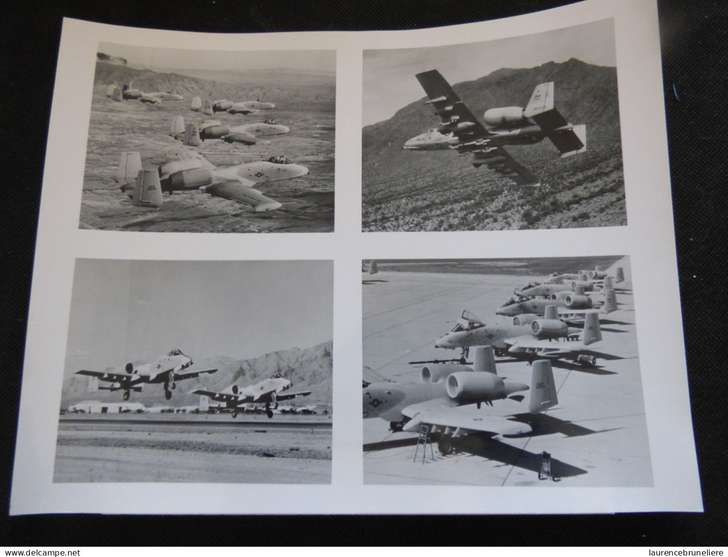 PHOTOGRAPHIES ET DOCUMENTS ORIGINAUX (MARYLAND E.U.) - ETUDE SUR SIMULATIONS D'ATTAQUES AVIONS DE CHASSE AMERICAINS - Luftfahrt