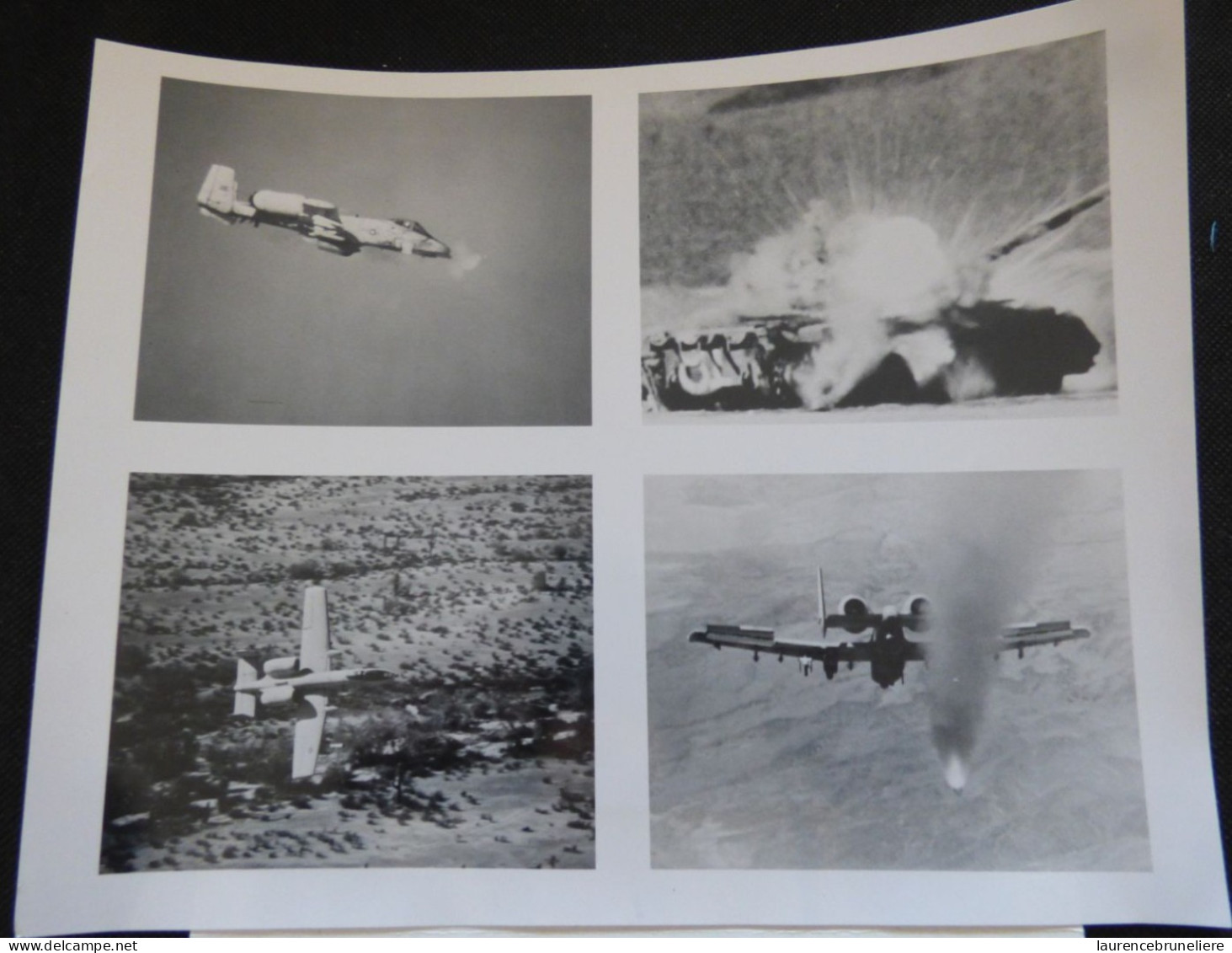 PHOTOGRAPHIES ET DOCUMENTS ORIGINAUX (MARYLAND E.U.) - ETUDE SUR SIMULATIONS D'ATTAQUES AVIONS DE CHASSE AMERICAINS - Luchtvaart