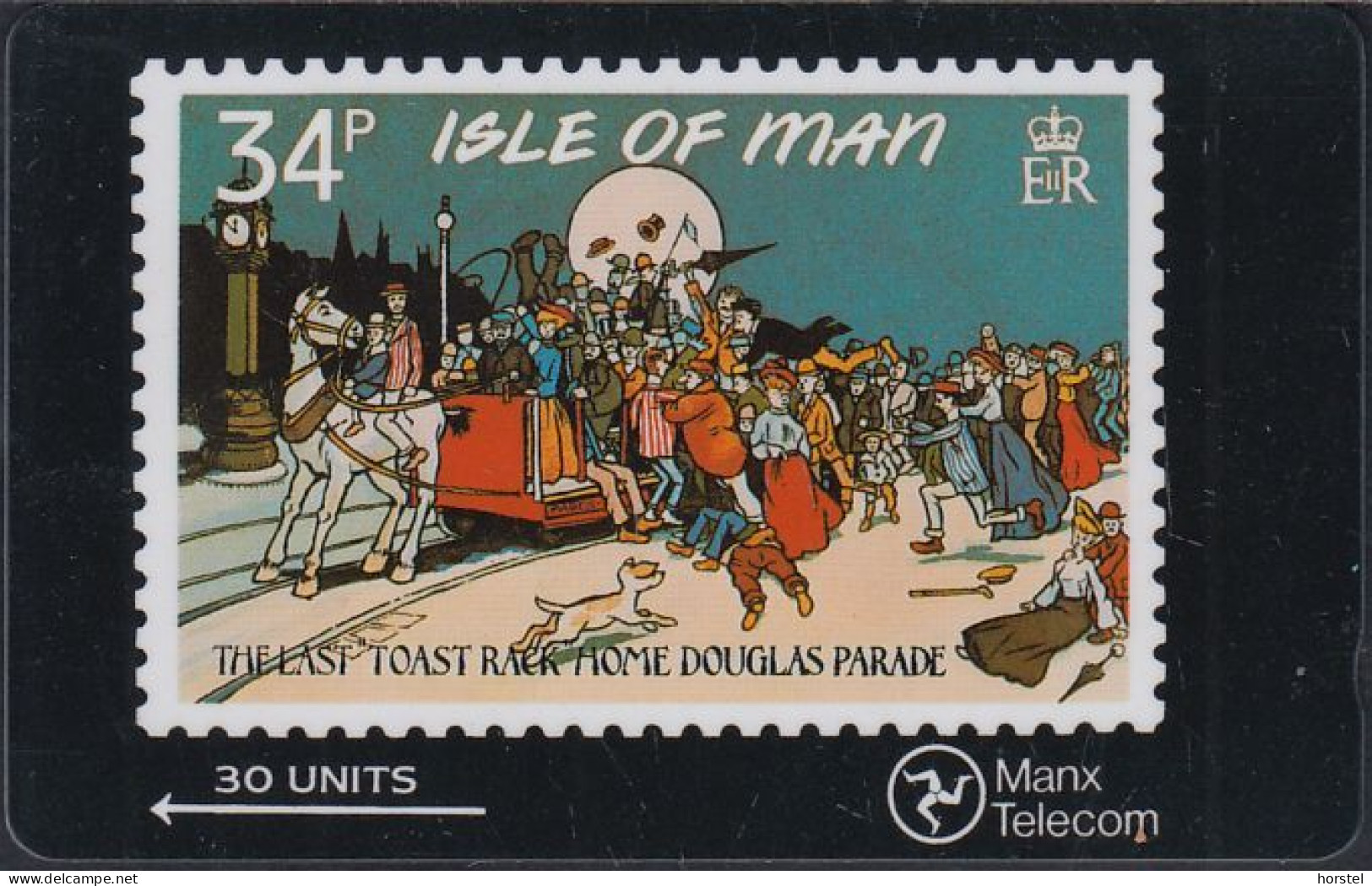 Isle Of Man 029 - Stamp - The Last Toast Rack - Home Douglas Parade -  Mint - Man (Eiland)