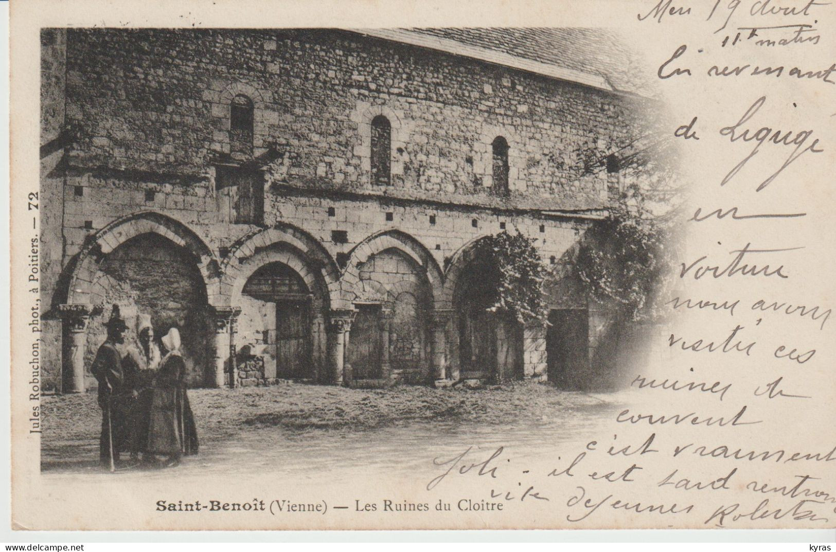 (86) SAINT BENOIT. Les Ruines Du Cloître - Saint Benoît