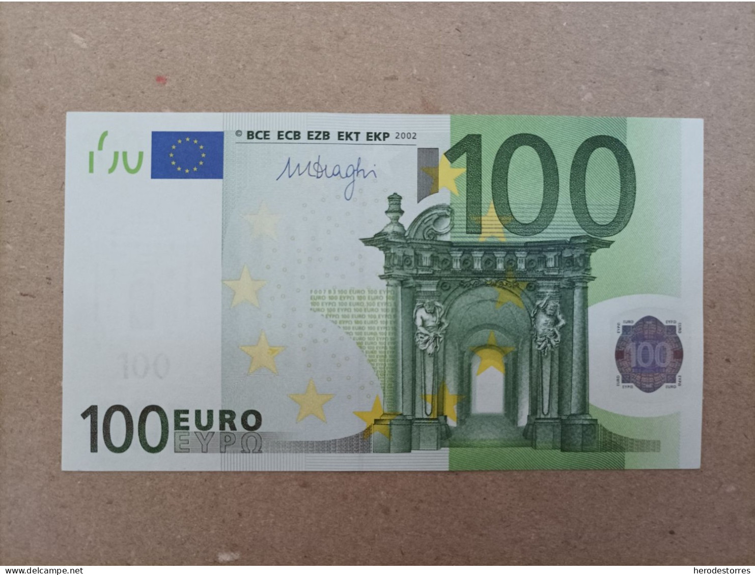 100 EURO AUSTRIA(N) F007, DRAGHI, UNCIRCULATED - 100 Euro