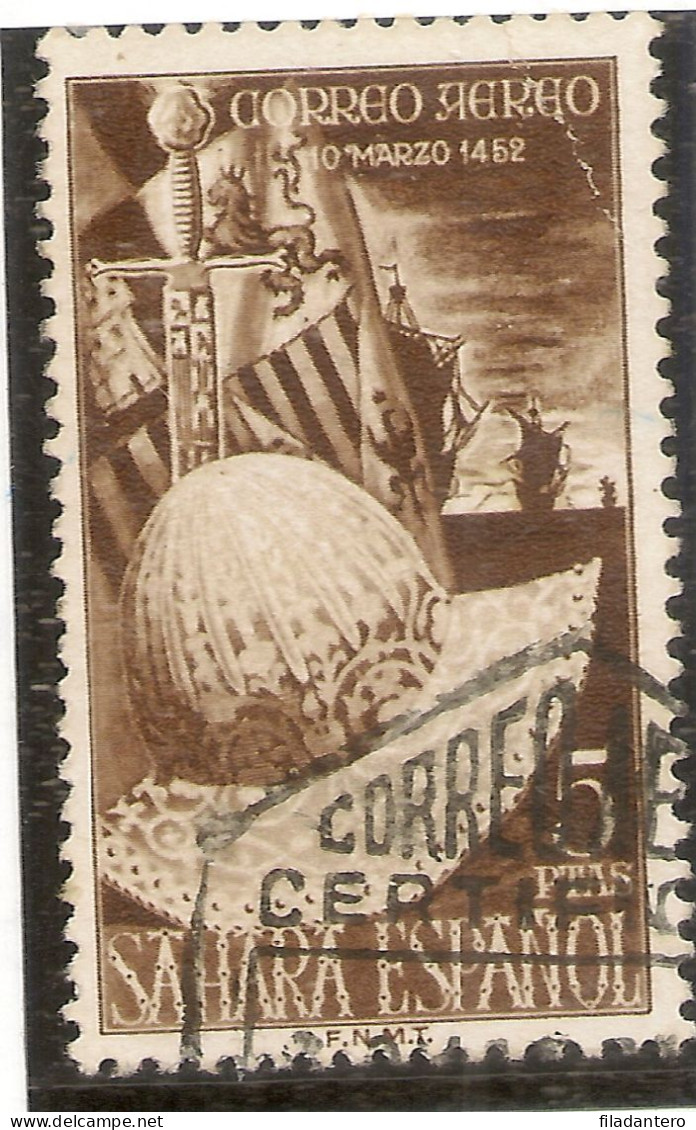 COLONIAS SAHARA Edifil 97 (º)  Centenario Fernando Católico  1952  NL962 - Sahara Español