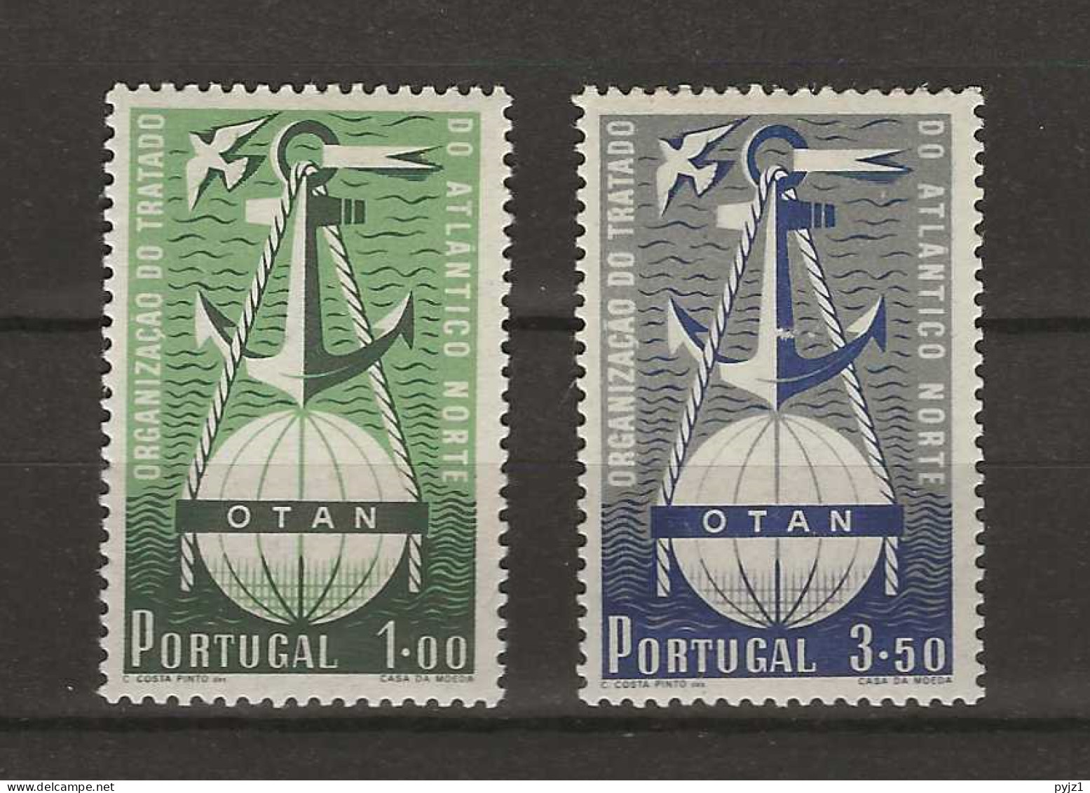 1952 MH Portugal 778-79 - Unused Stamps