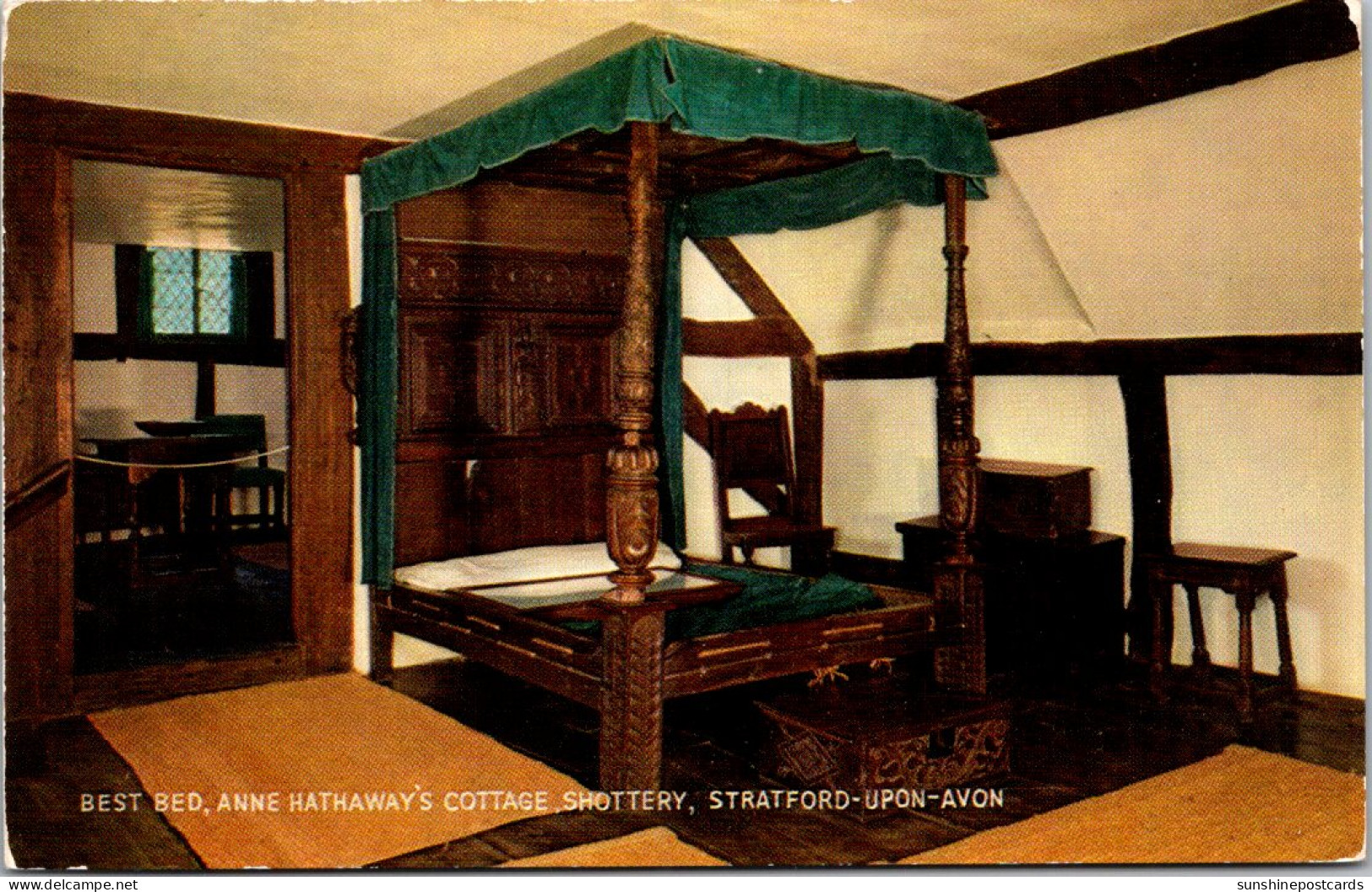 England Stratford Upon Avon Anne Hathaway's Cottage The Bedroom - Stratford Upon Avon