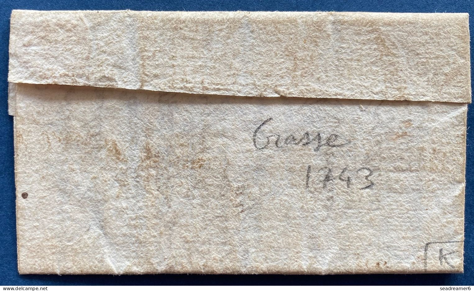 Lettre 1743 De GRASSE Pour ? ...tres Fraiche - ....-1700: Precursori