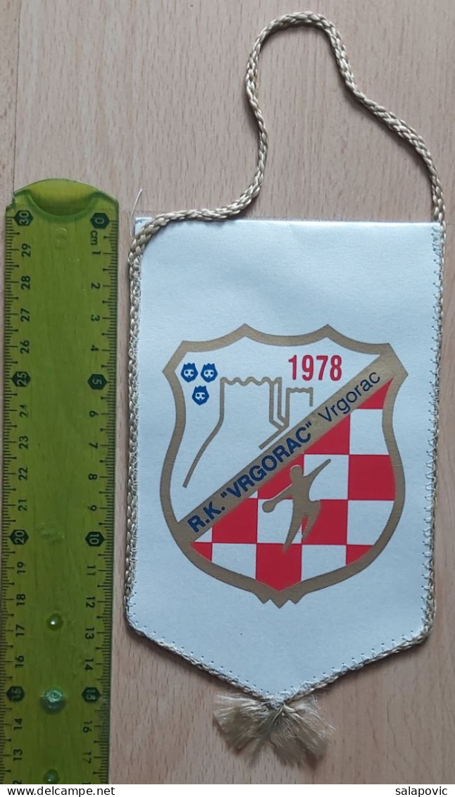 RK Vrgorac Croatia Handball Club PENNANT, SPORTS FLAG ZS 2/12 - Handball