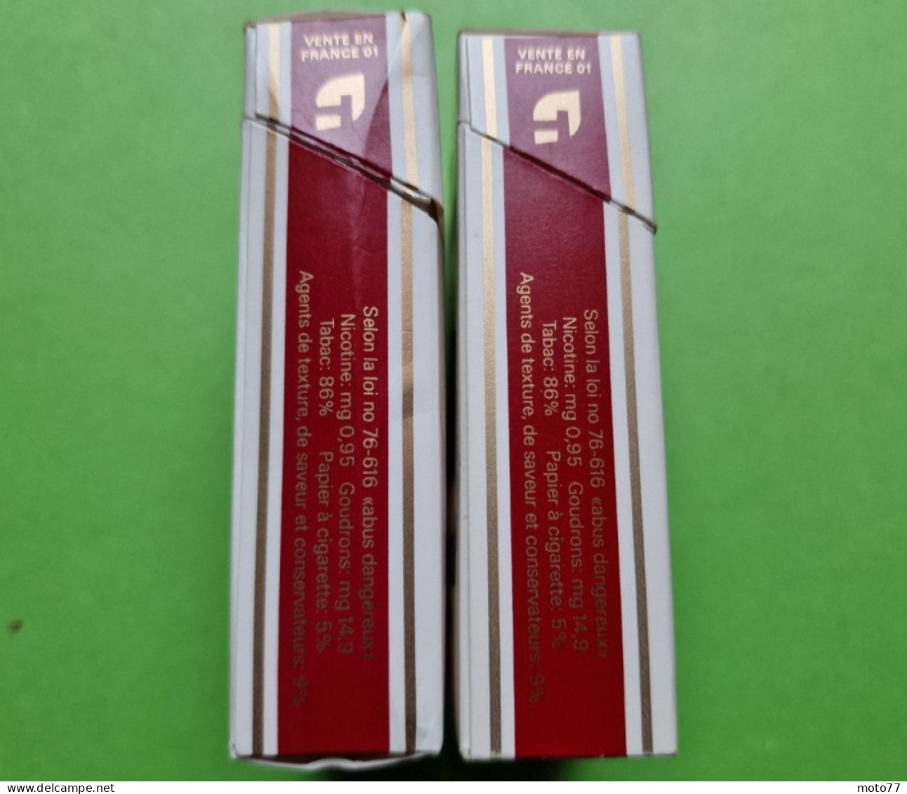 Lot 2 Anciens PAQUETS De CIGARETTES Vide - FORTUNA - Vers 1980 - Estuches Para Cigarrillos (vacios)