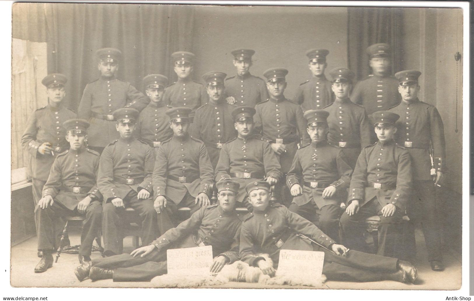 Prenzlau Gruppenfoto 64.Infanteristen-Regiment - Von 1916 (59770) - Prenzlau