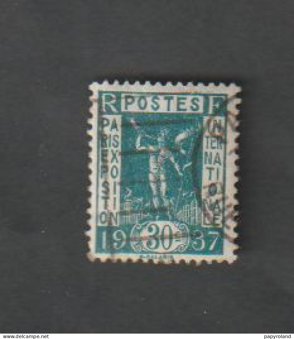 Timbres - N°323 - Propagande Pour L' Exposition Internationale De Paris De 1937  - 1936 -  Oblitéré - Andere & Zonder Classificatie