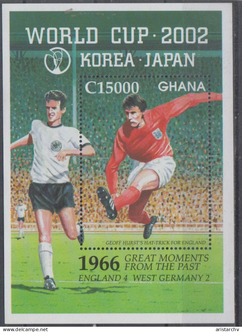GHANA 2002 FOOTBALL WORLD CUP S/SHEET - 2002 – Südkorea / Japan