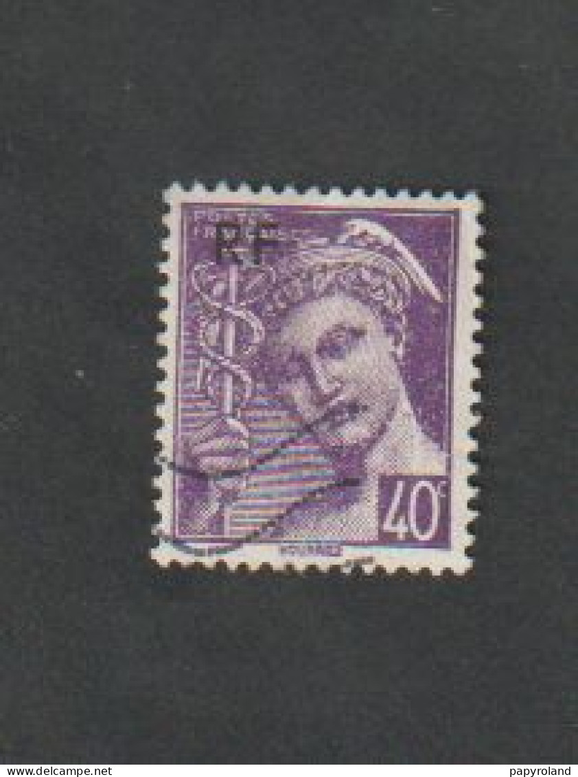 Timbres - N°659 - Type Mercure - 40 C Violet  - 1944  -  Oblitéré - Autres & Non Classés