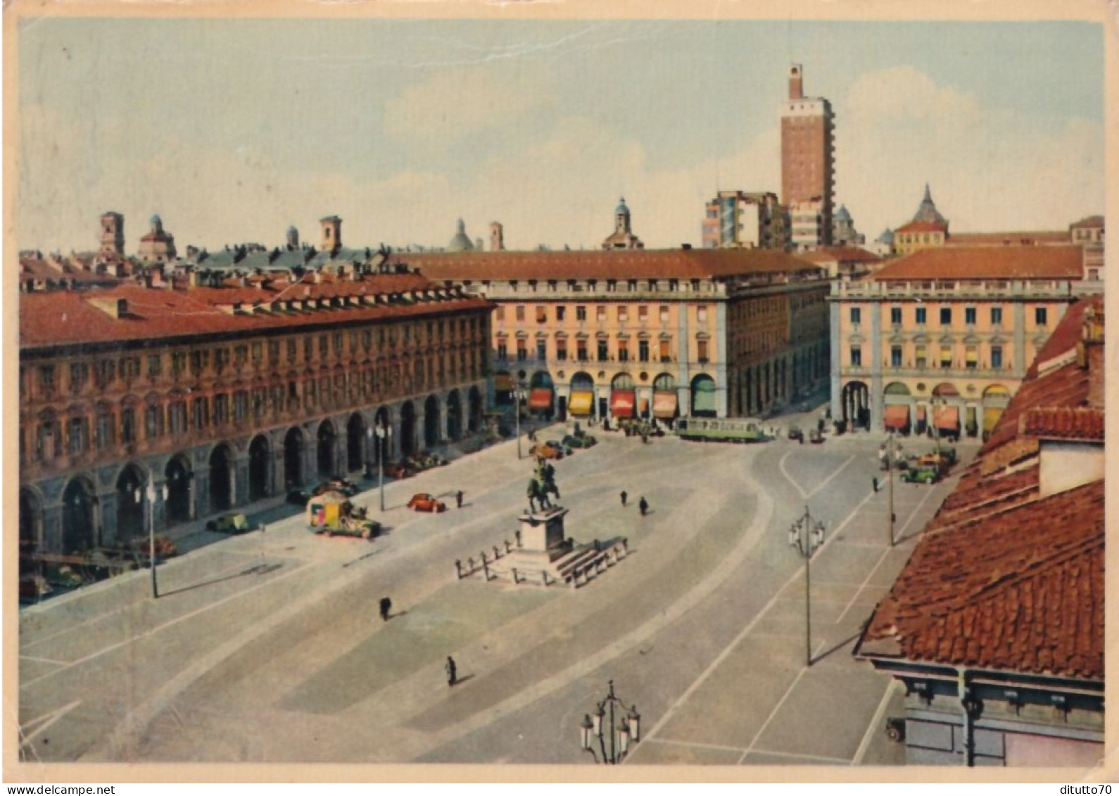 Torino - Piazza S.carlo - Formato Grande Viaggiata – FE170 - Altri Monumenti, Edifici
