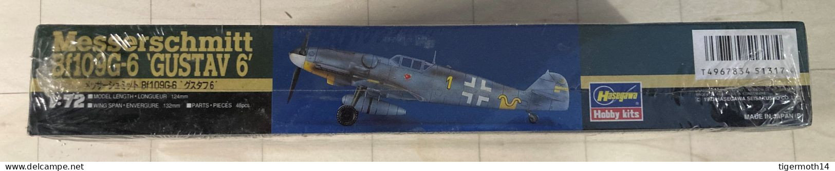 Messerschmitt Bf109G-6 'GUSTAV' - Hasegawa - Avions