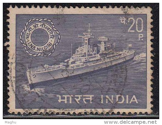 India Used 1968, I.N.S. Nilgiri, INS Ship,  (sample Image) - Gebraucht