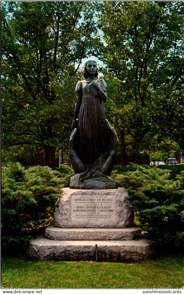 Connecticut Hartford American School For The Deaf Memorial To The Founders - Hartford