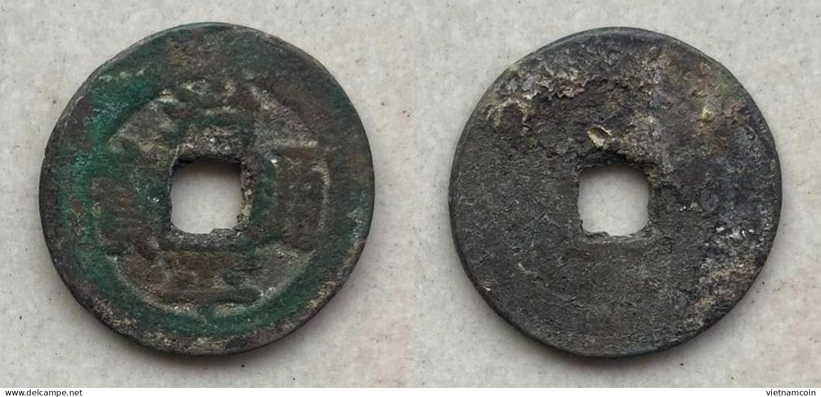 Ancient Annam Coin Tri Binh Thong Bao Regular Script Copper THE NGUYEN LORDS (1558-1778) - Viêt-Nam