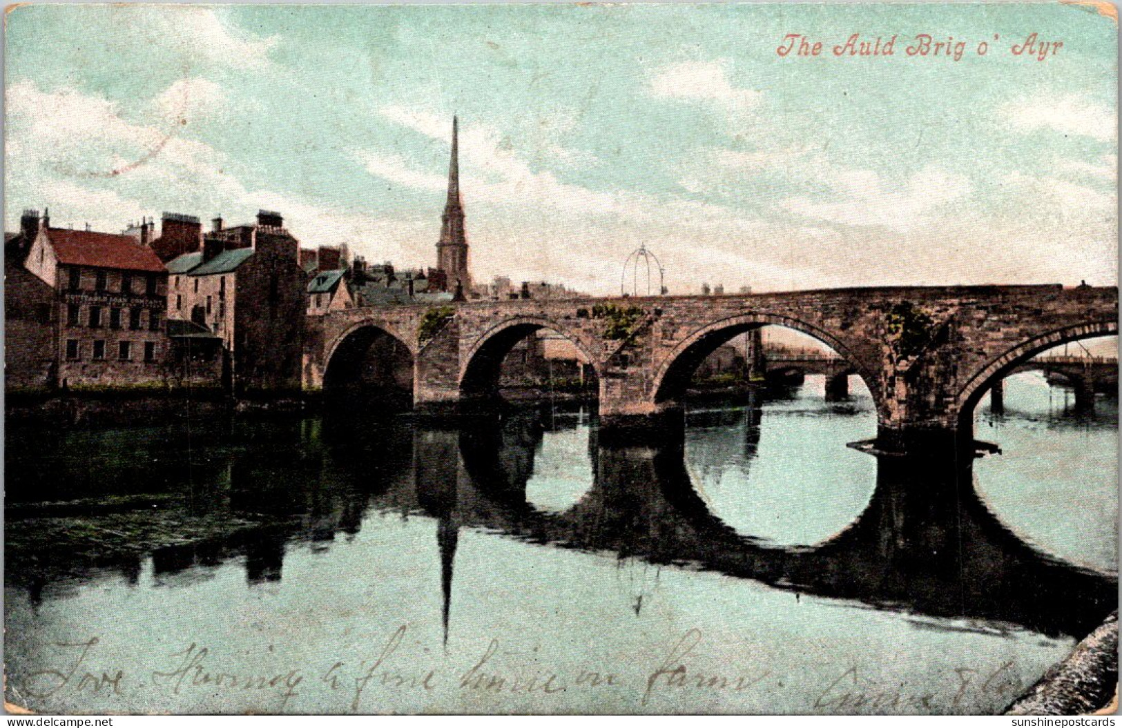 Scotland Ayr The Auld Bridge 1906 - Ayrshire