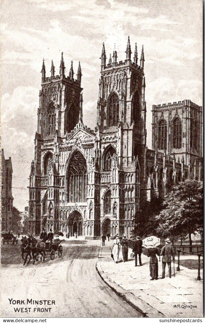 England York Minster West Front - York