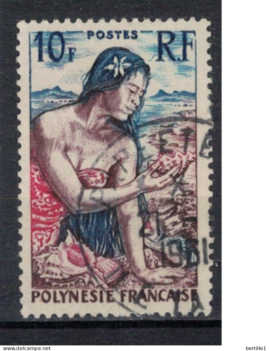 POLYNESIE     N°  YVERT  N° 9  OBLITERE   ( OB 6/29 ) - Used Stamps