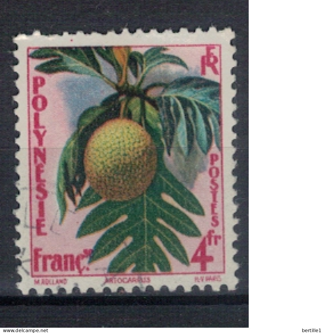 POLYNESIE     N°  YVERT  N° 13     OBLITERE   ( OB 6/30 ) - Used Stamps