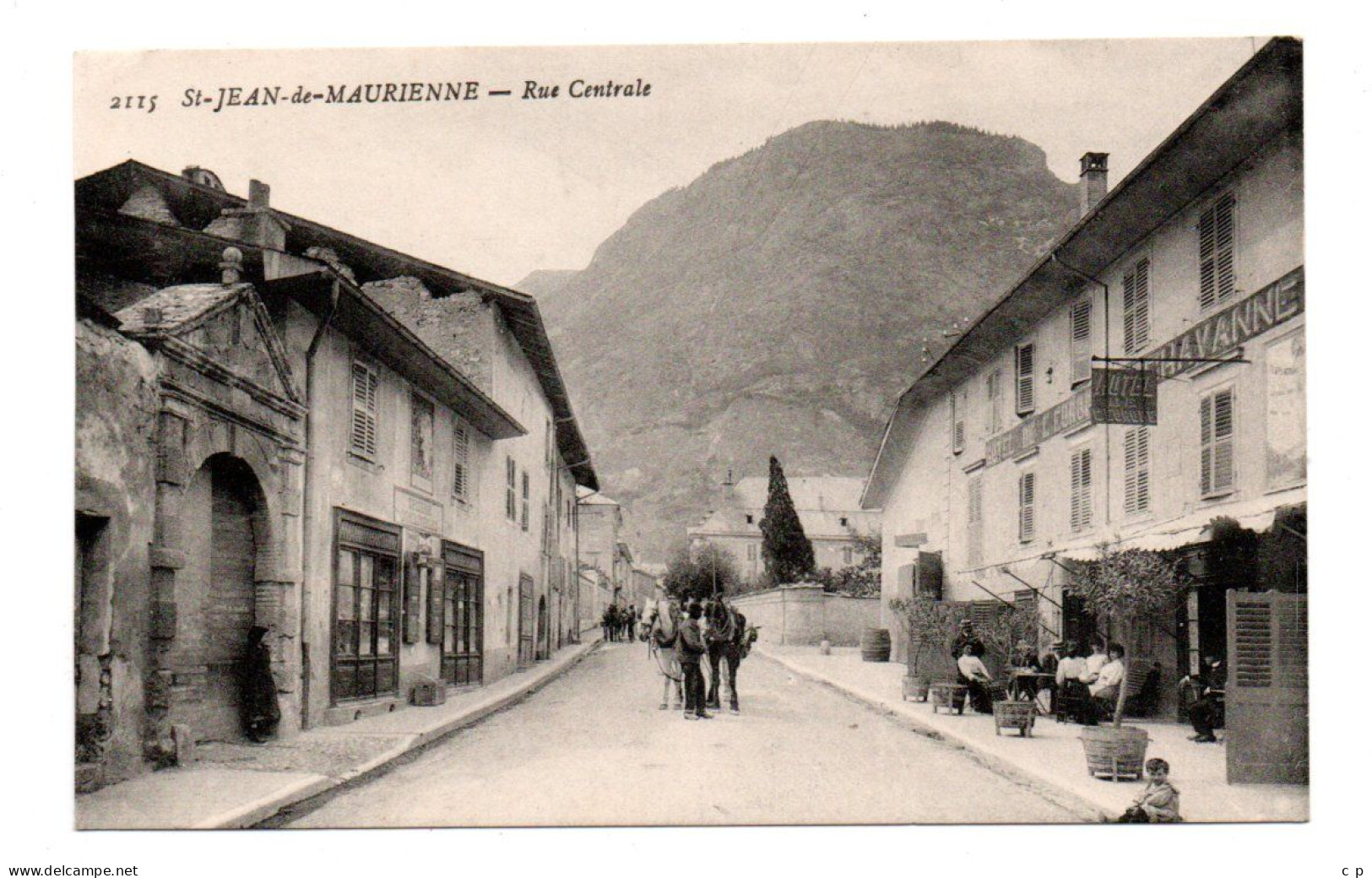 Saint Jean  De Maurienne - Rue Centrale  - CPA°J - Saint Michel De Maurienne