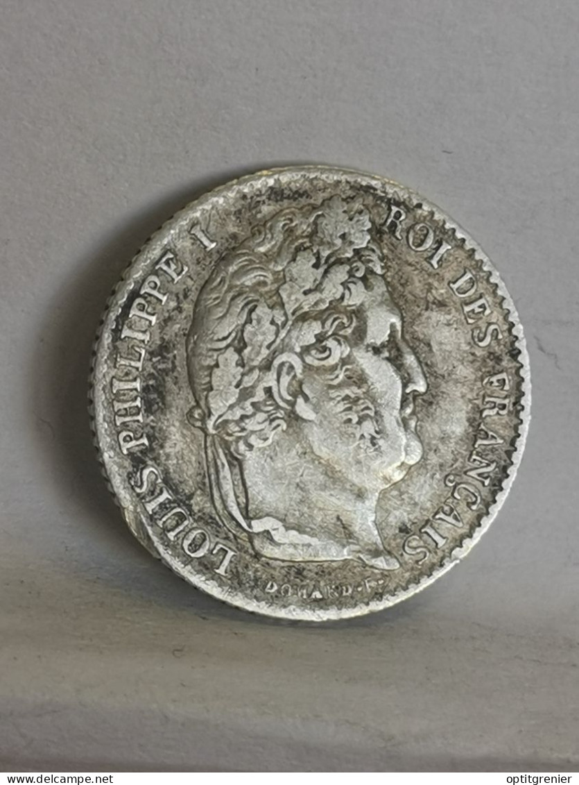 1/4 FRANC ARGENT 1831 H LA ROCHELLE LOUIS PHILIPPE I  25691 EX. FRANCE / SILVER - 1/4 Franc