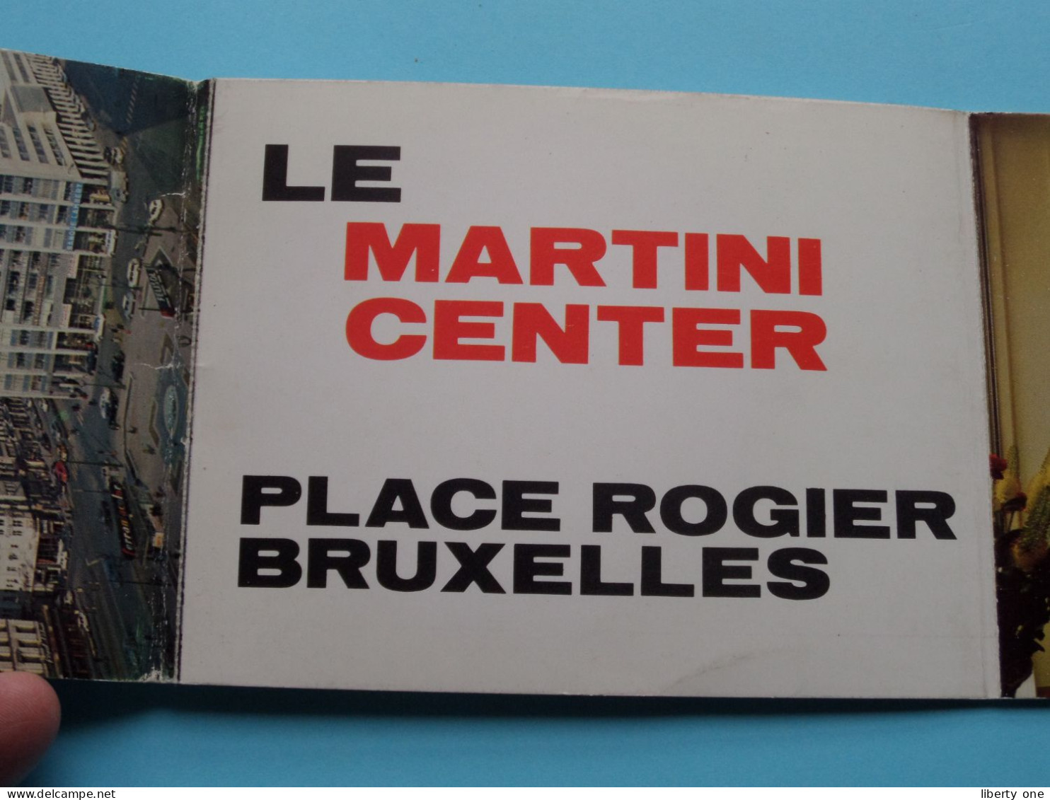 Vue Panoramique De BRUXELLES Depuis Le MARTINI Center > Carnet / Depliant ( Edit. Martini & Rossi Bruxelles ) ! - Panoramische Zichten, Meerdere Zichten