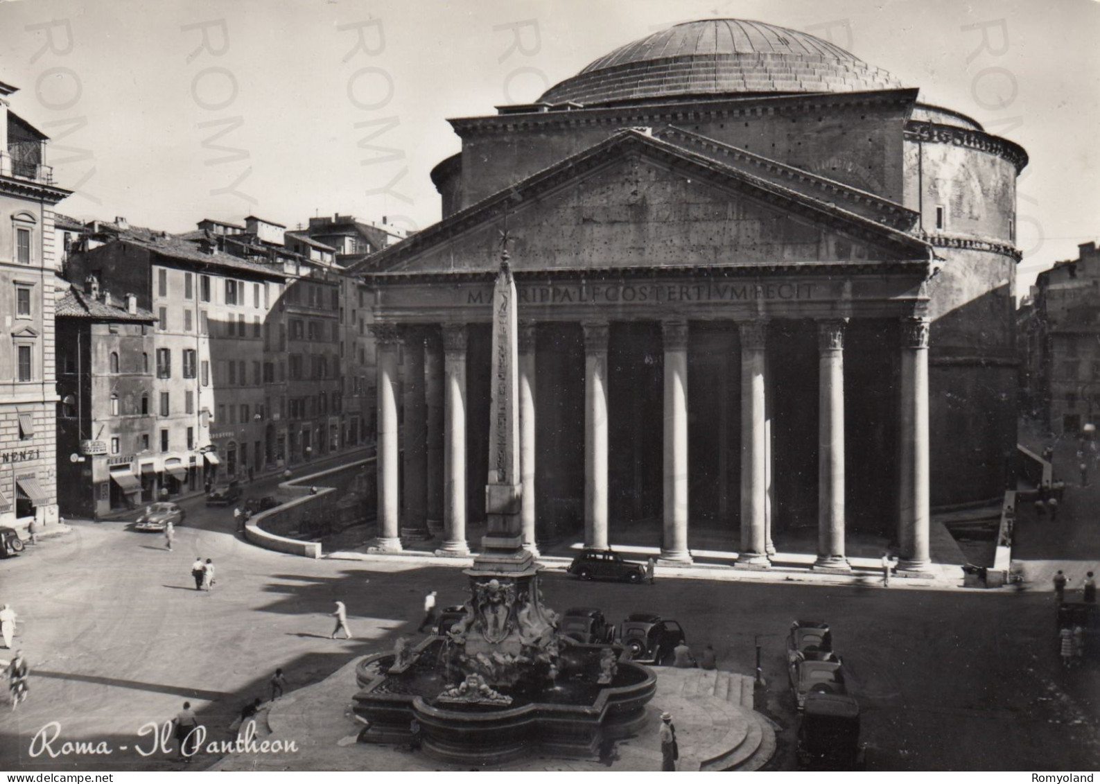 CARTOLINA  ROMA,LAZIO-IL PANTHEON-STORIA,MEMORIA,CULTURA,RELIGIONE,IMPERO ROMANO,BELLA ITALIA,NON VIAGGIATA - Pantheon