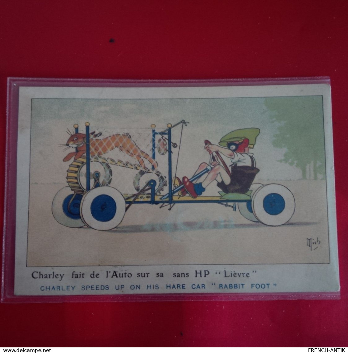 ILLUSTRATEUR MICH CHARLEY FAIT DE L AUTO SUR SA SANS HP LIEVRE - Voitures De Tourisme