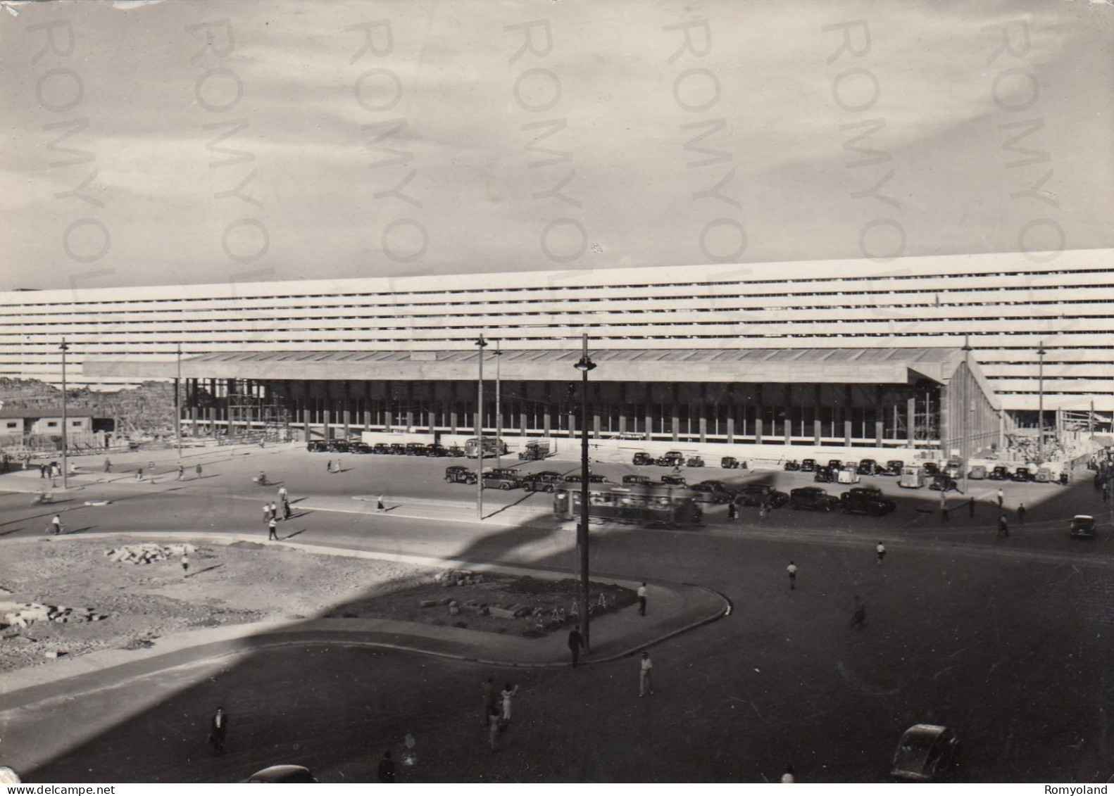 CARTOLINA  ROMA,LAZIO-LA NUOVA STAZIONE FERROVIARIA-STORIA,MEMORIA,CULTURA,RELIGIONE,IMPERO,BELLA ITALIA,NON VIAGGIATA - Stazione Termini